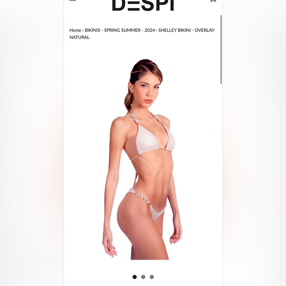 DESPI SHELLEY BIKINI - OVERLAY NATURAL